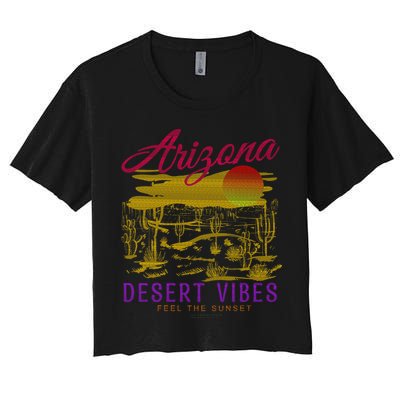 Arizona Retro Desert Vibes Crop Top