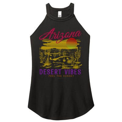 Arizona Retro Desert Vibes Women's Perfect Tri Rocker Tank