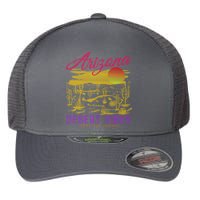 Arizona Retro Desert Vibes Flexfit Unipanel Trucker Cap