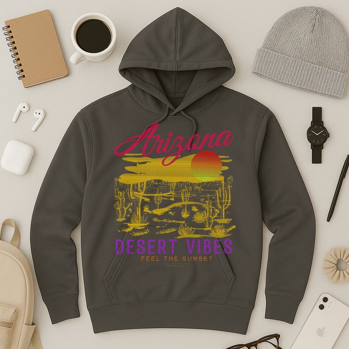 Arizona Retro Desert Vibes Hoodie