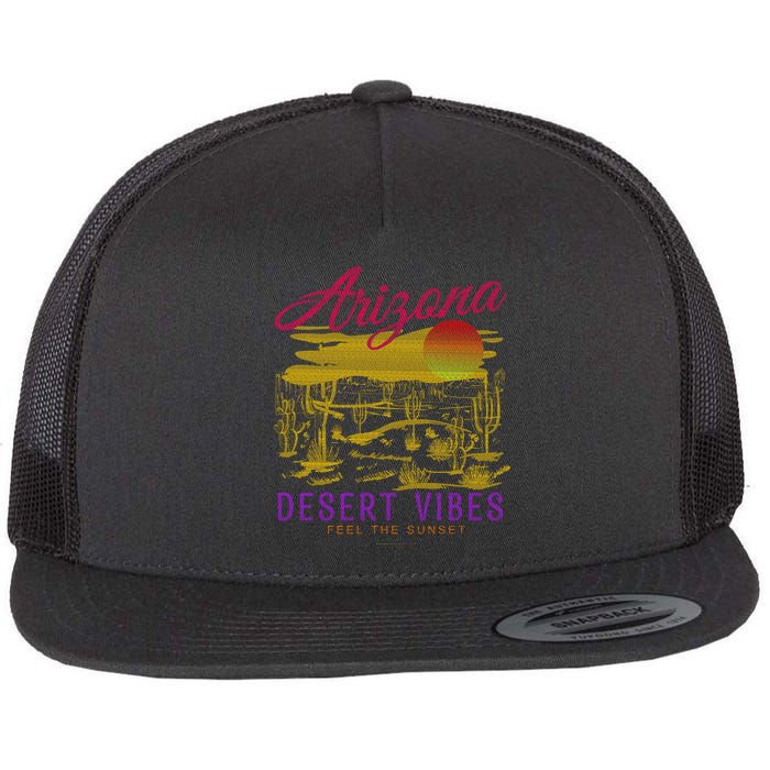 Arizona Retro Desert Vibes Flatbill Hat