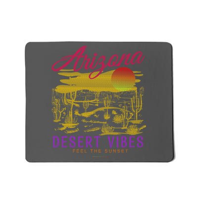 Arizona Retro Desert Vibes Mousepad