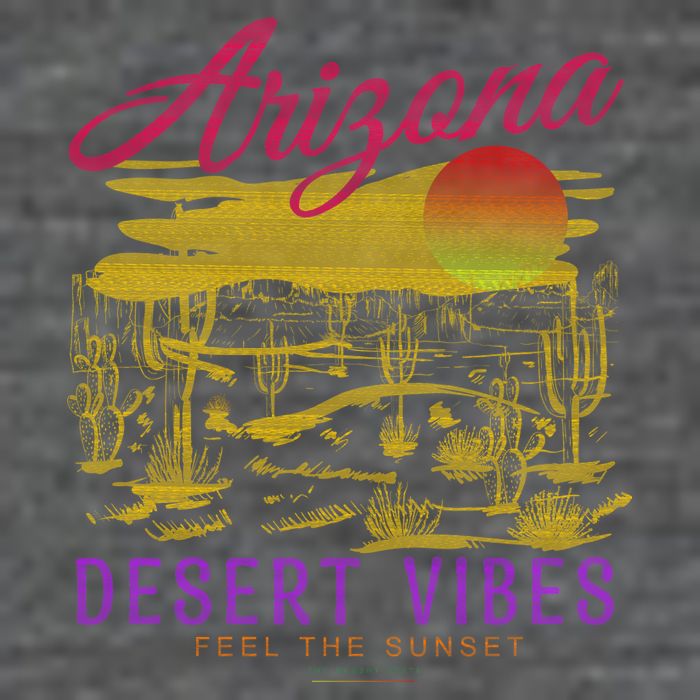 Arizona Retro Desert Vibes Baby Bodysuit