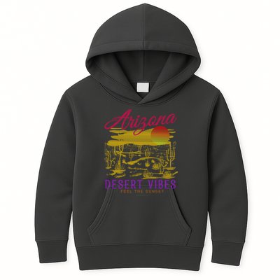 Arizona Retro Desert Vibes Kids Hoodie