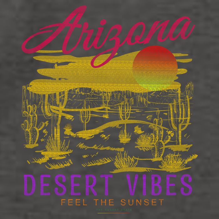 Arizona Retro Desert Vibes Vector Backpack