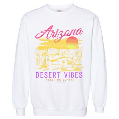 Arizona Retro Desert Vibes Garment-Dyed Sweatshirt