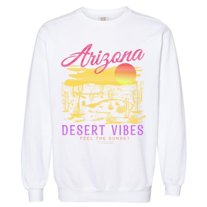 Arizona Retro Desert Vibes Garment-Dyed Sweatshirt