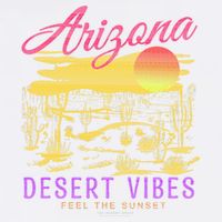Arizona Retro Desert Vibes Garment-Dyed Sweatshirt
