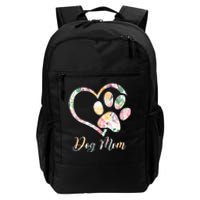 Animal Rescue Dog Paw Print Tie Dye Rainbow Dog Love Daily Commute Backpack