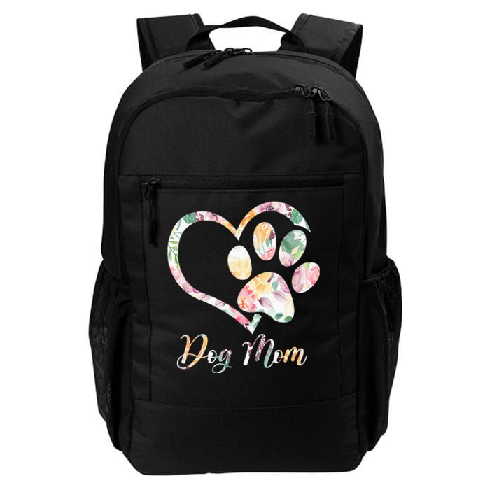 Animal Rescue Dog Paw Print Tie Dye Rainbow Dog Love Daily Commute Backpack