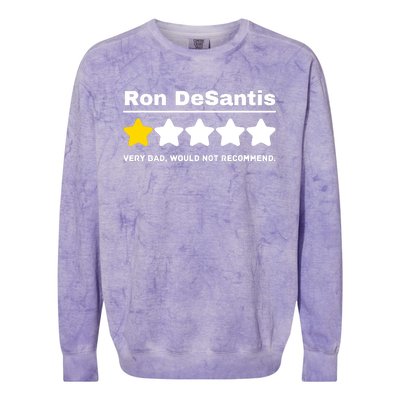 Anti-GOP Ron DeSantis Political Humor Funny Colorblast Crewneck Sweatshirt