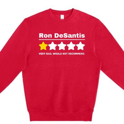 Anti-GOP Ron DeSantis Political Humor Funny Premium Crewneck Sweatshirt