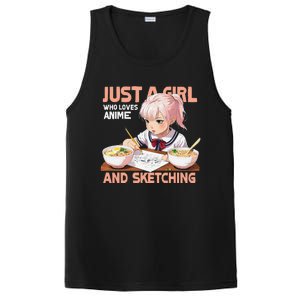 Anime Ramen Drawing Sketching Japan Anime PosiCharge Competitor Tank