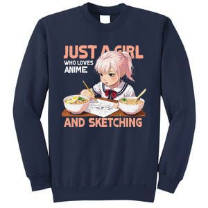 Anime Ramen Drawing Sketching Japan Anime Sweatshirt