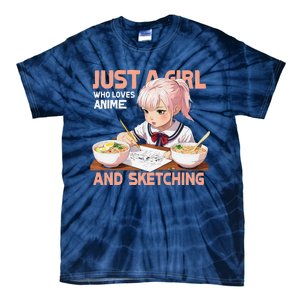 Anime Ramen Drawing Sketching Japan Anime Tie-Dye T-Shirt