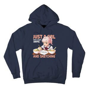 Anime Ramen Drawing Sketching Japan Anime Tall Hoodie