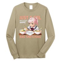 Anime Ramen Drawing Sketching Japan Anime Long Sleeve Shirt