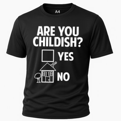 Are You Childish Yes Or No? Performance Shirt