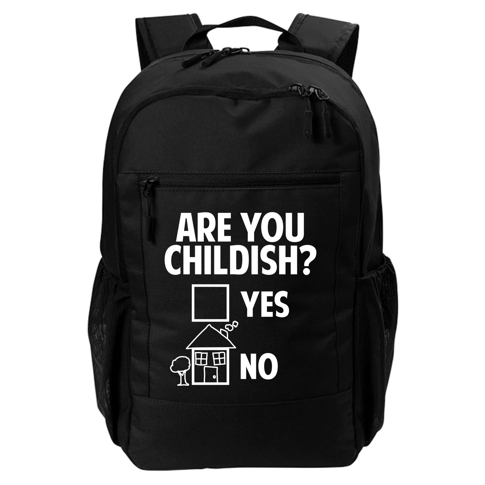 Are You Childish Yes Or No? Backpack