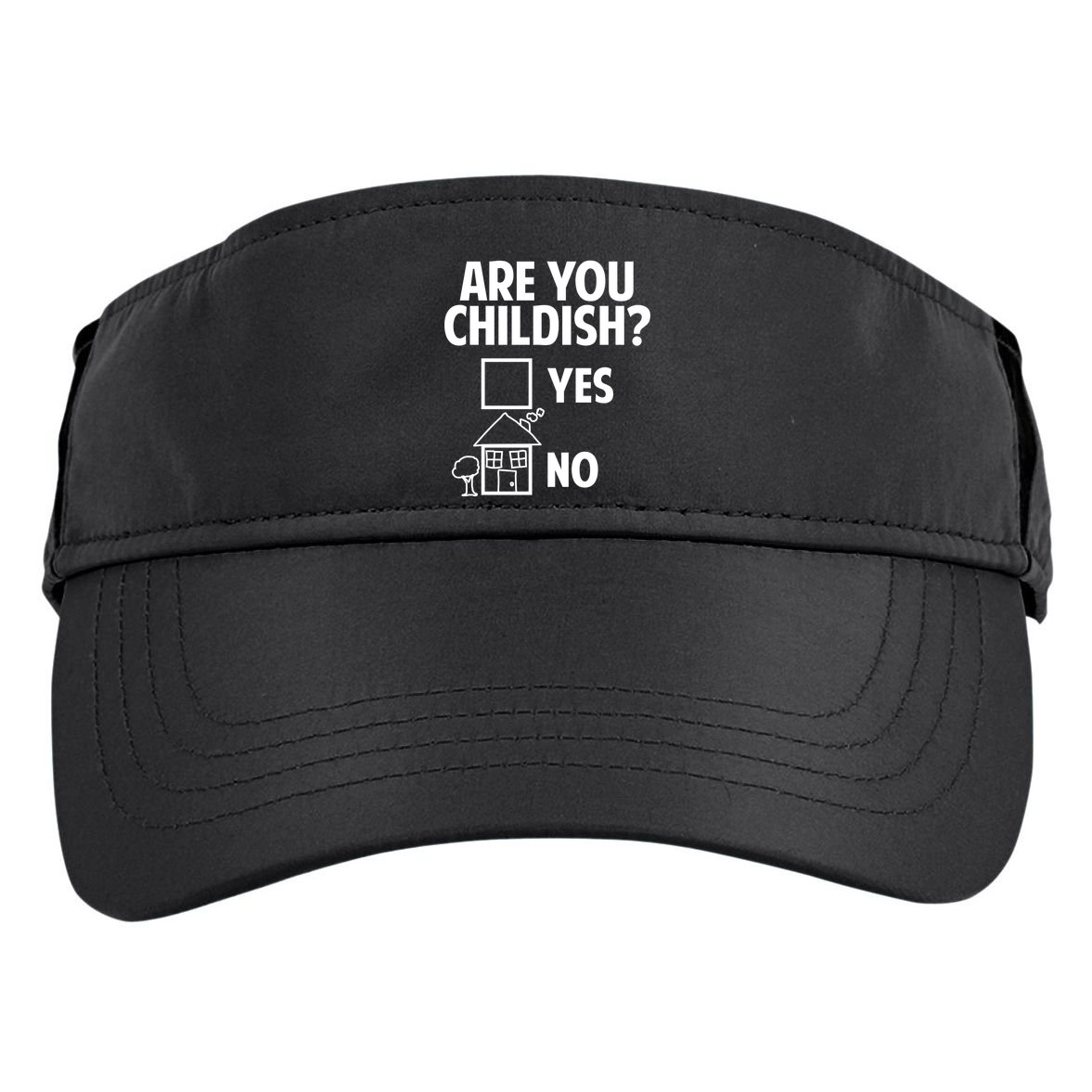 Are You Childish Yes Or No? Adult Drive Performance Visor