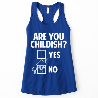 Are You Childish Yes Or No? Womens Tank Top