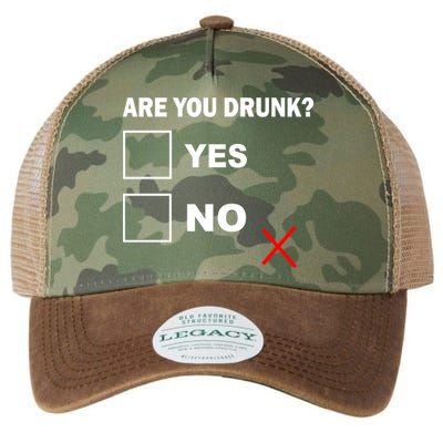 Are You Drunk? Yes or No Legacy Tie Dye Trucker Hat