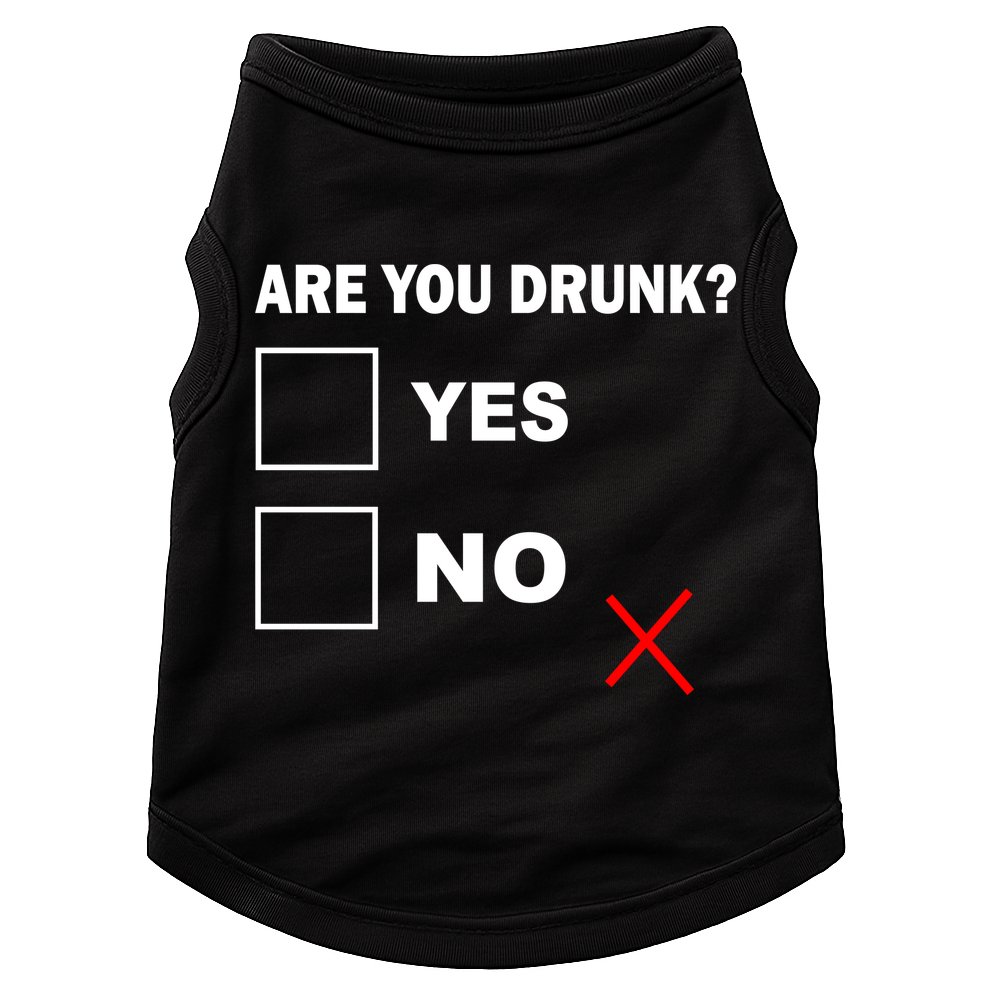 Are You Drunk? Yes or No Doggie Tank
