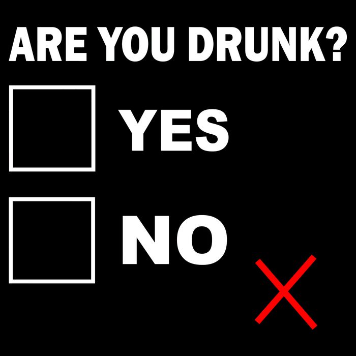 Are You Drunk? Yes or No Flat Bill Trucker Hat