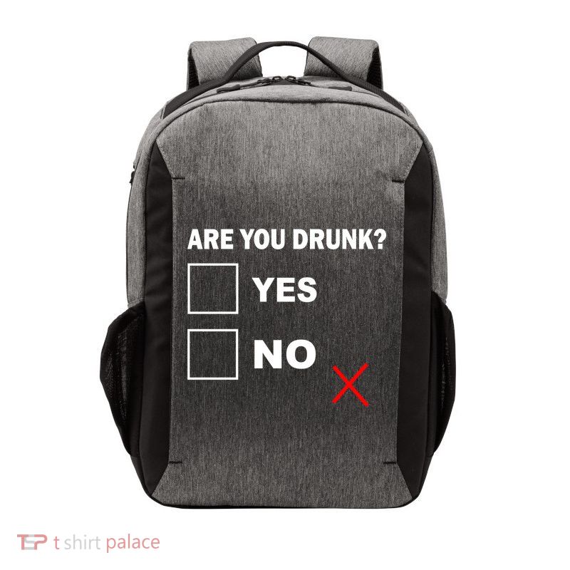 Are You Drunk? Yes or No Vector Backpack
