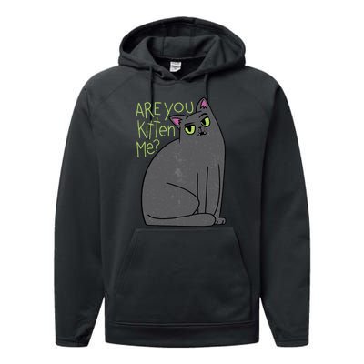 Are You Kitten Me Performance Fleece Hoodie