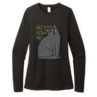 Are You Kitten Me Womens CVC Long Sleeve Shirt