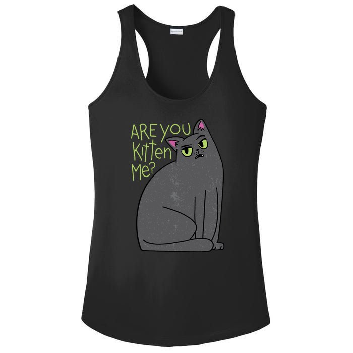 Are You Kitten Me Ladies PosiCharge Competitor Racerback Tank