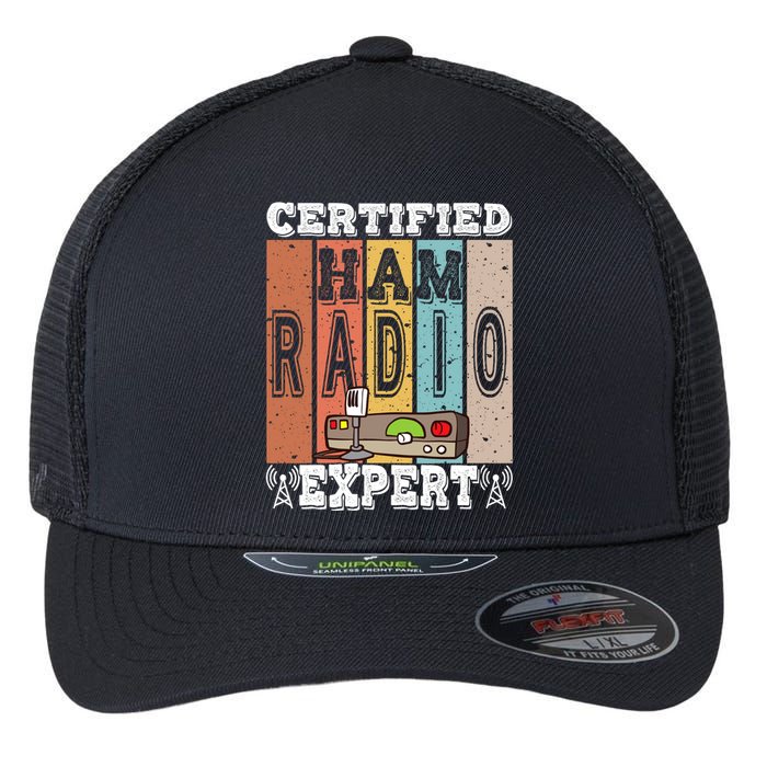 Amateur Radio Expert & Ham Radio Operator Flexfit Unipanel Trucker Cap