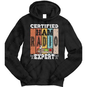 Amateur Radio Expert & Ham Radio Operator Tie Dye Hoodie