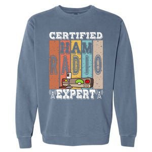 Amateur Radio Expert & Ham Radio Operator Garment-Dyed Sweatshirt