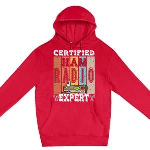 Amateur Radio Expert & Ham Radio Operator Premium Pullover Hoodie