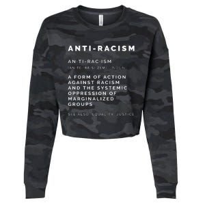 Anti Racism End Racism Tee Cropped Pullover Crew