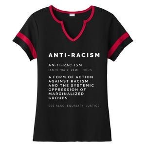 Anti Racism End Racism Tee Ladies Halftime Notch Neck Tee