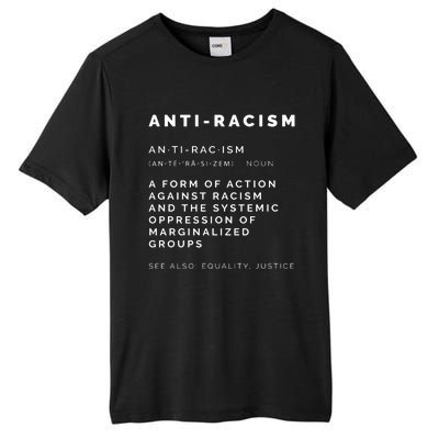 Anti Racism End Racism Tee Tall Fusion ChromaSoft Performance T-Shirt