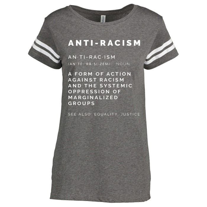 Anti Racism End Racism Tee Enza Ladies Jersey Football T-Shirt