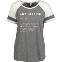 Anti Racism End Racism Tee Enza Ladies Jersey Colorblock Tee