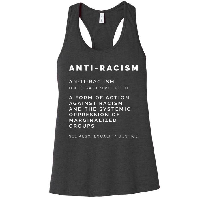 Anti Racism End Racism Tee Women's Racerback Tank