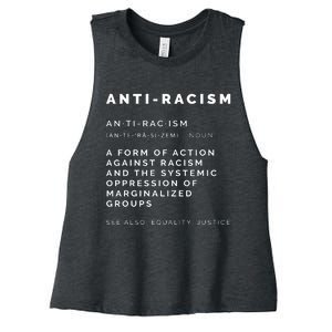 Anti Racism End Racism Tee Women's Racerback Cropped Tank