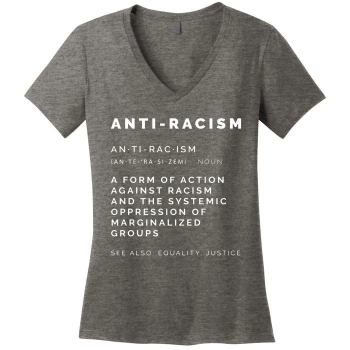 Anti Racism End Racism Tee Women's V-Neck T-Shirt