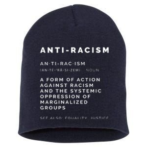 Anti Racism End Racism Tee Short Acrylic Beanie