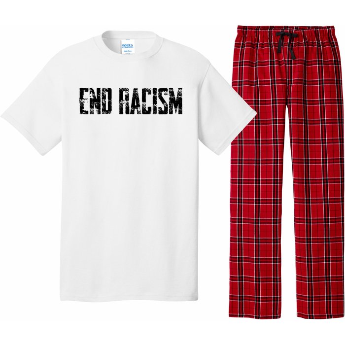 Anti Racism End Racism Tee Pajama Set