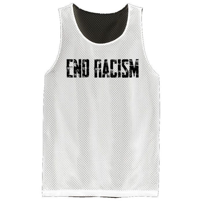 Anti Racism End Racism Tee Mesh Reversible Basketball Jersey Tank