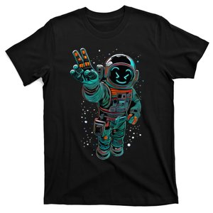 Astronaut Rave Edm Techno Festival Psytrance T-Shirt