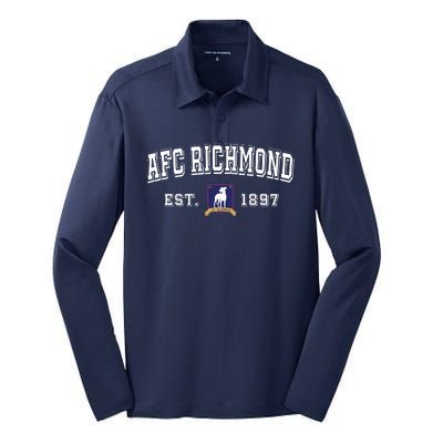 AFC Richmond Est 1897 Silk Touch Performance Long Sleeve Polo