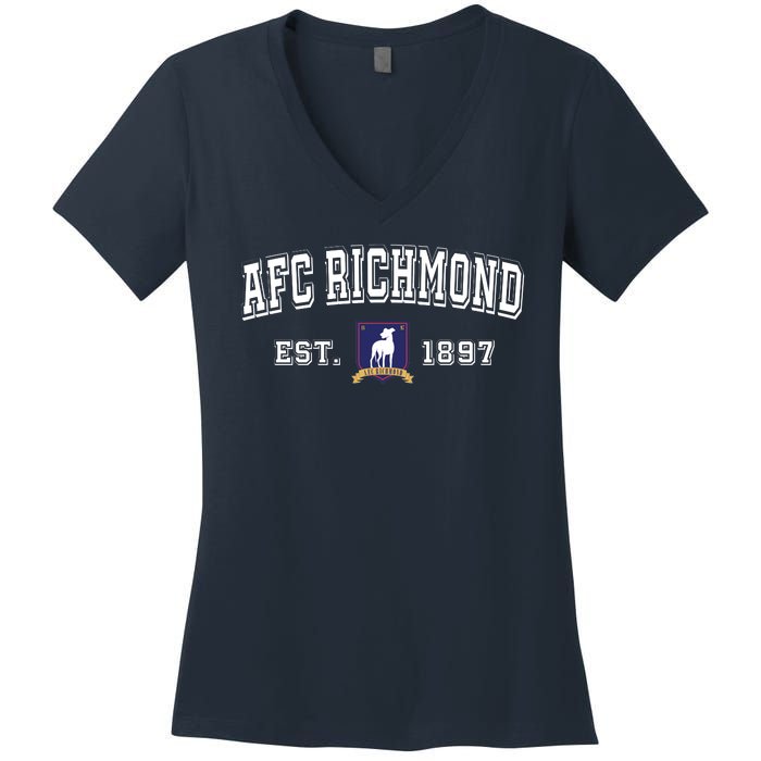 AFC Richmond Est 1897 Women's V-Neck T-Shirt